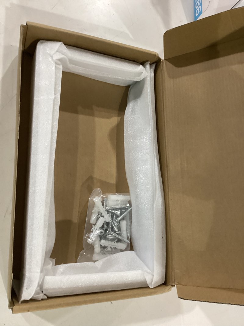 Condition photo showing New/Like New for heavy duty shelf brackets, 4 pack 12" x 6" white metal shelving brackets 5mm thick shelf support bracket for diy decorative ( l 12" x h 6" x w1.5) l 12" x h 6" x w1.5" white 4 pack