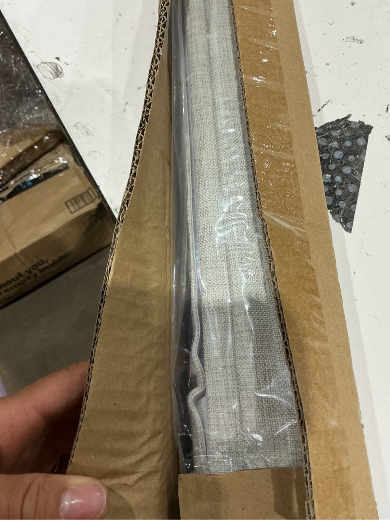 Condition photo showing Good Condition for lazblinds no drill cordless roman shades for windows, 21" w x 60"h, natural | tool-free blackout thermal insulated uv blocking window blinds, lightweight fabric blinds for indoor windows natural 21" w × 60" h