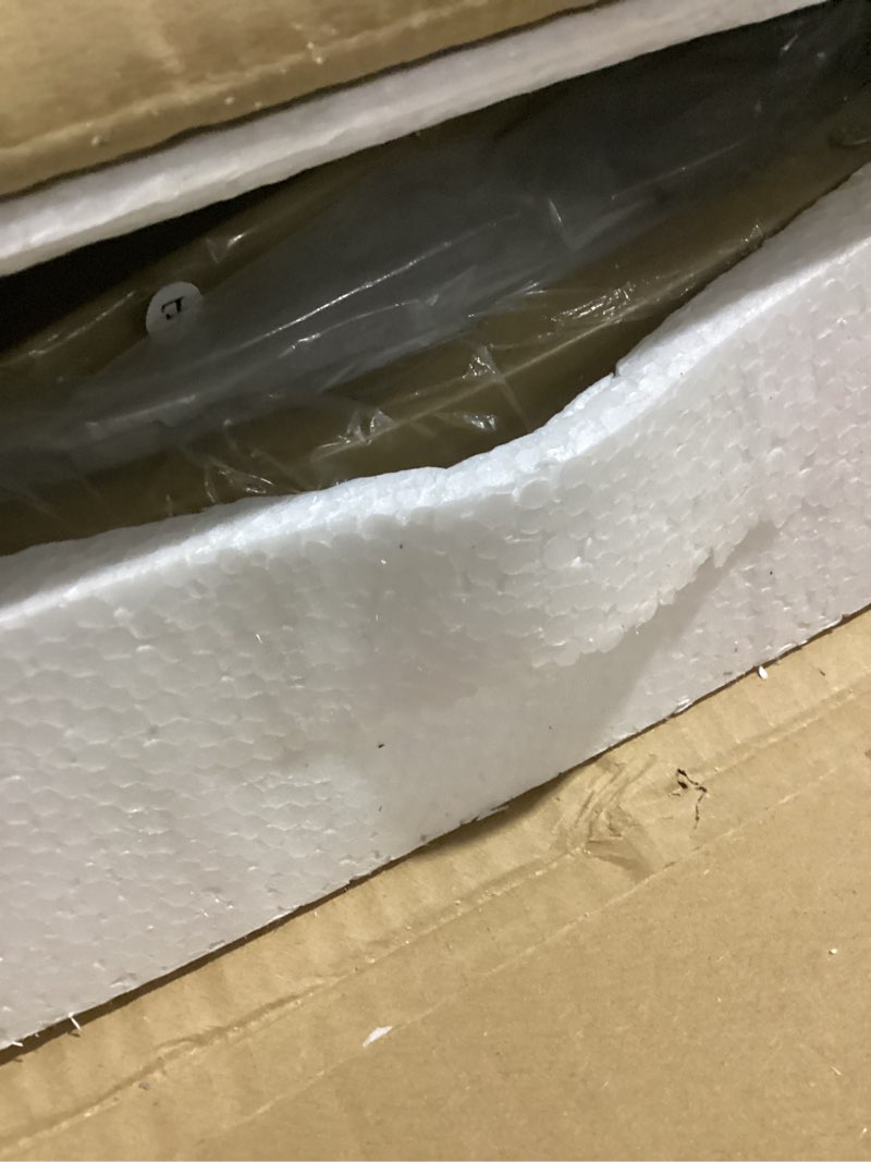 Condition photo showing New/Like New for aboxoo coffee table nesting white set of 2 side set golden frame circular round and marble pattern wooden tables, living room bedroom apartment modern industrial simple nightstand gold white engineered wood