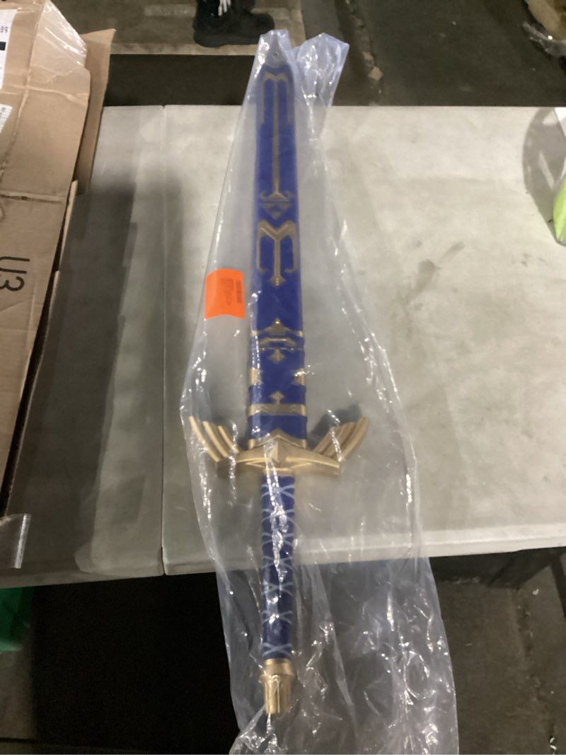 Condition photo showing Good Condition for blazing s. legendary master sword foam material sword - multiple style - cosplay, halloween, xmas gifts (breath wild blue w/scabbard 37")