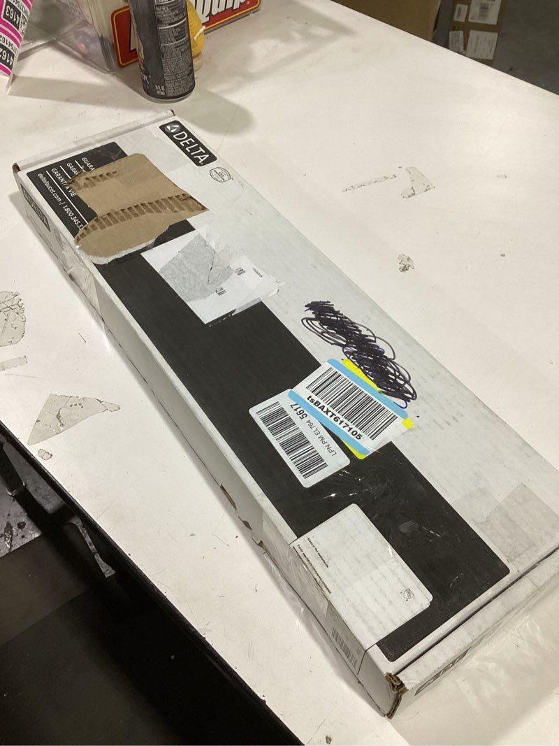 Condition photo showing New/Like New for Delta Faucet 24-Inch Linear Shower Drain Wall Edge in Polished Nickel