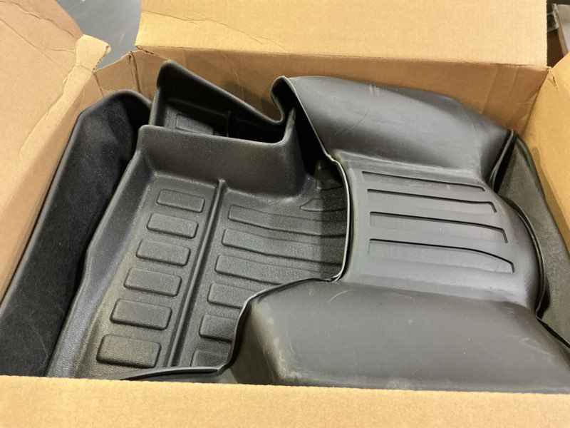 Condition photo showing As Is for Floor Mats Custom for Volvo XC40 2019-2025 2026(Not Fit Recharge) All Weather Protection TPE Heavy Duty Non-Slip Automotive Floor Liners Fits Front& 2nd Row Full Set Accessories, Black 25) For XC40 2019-2026