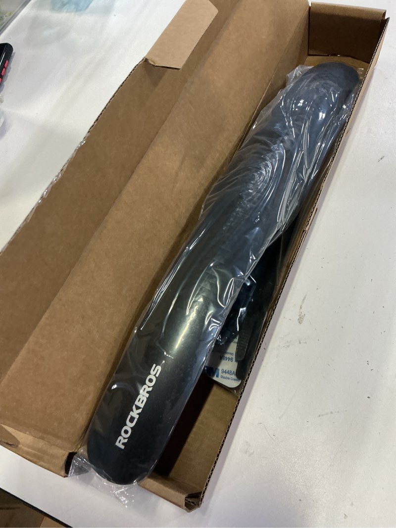 Condition photo showing New/Like New for rockbros bike fenders 2 pack vintage minimalist quick release bicycle fenders front and rear universal bike mud guard adjustable easy to install black?2 fenders?