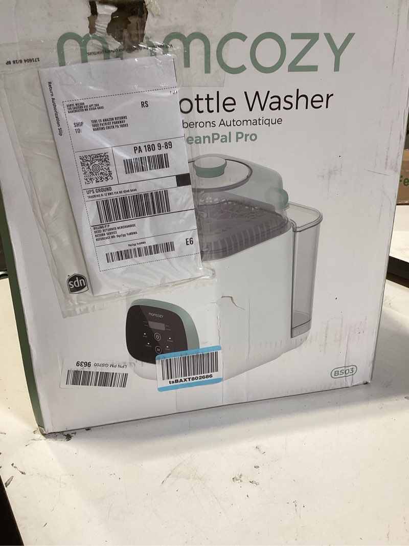 Condition photo showing New/Like New for momcozy kleanpal pro baby bottle washer, sterilizer & dryer - all-in-one cleaning machine for bottles, pump parts & baby essentials - time-saving & effortless care