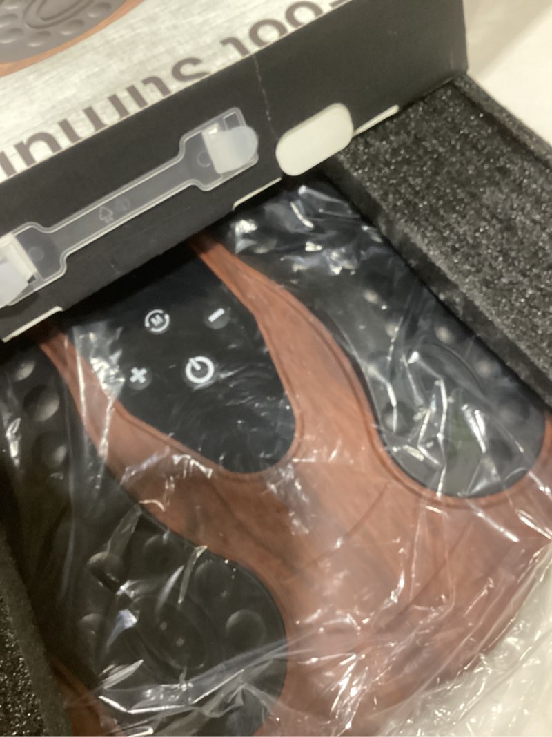 Condition photo showing Good Condition for EMS Foot Massager with Infrared Therapy for Neuropathy & Pain Relief – Rechargeable Electric Muscle & Nerve Stimulator for Feet & Calves, Blood Circulation Booster, Plantar Fasciitis Relief Brown