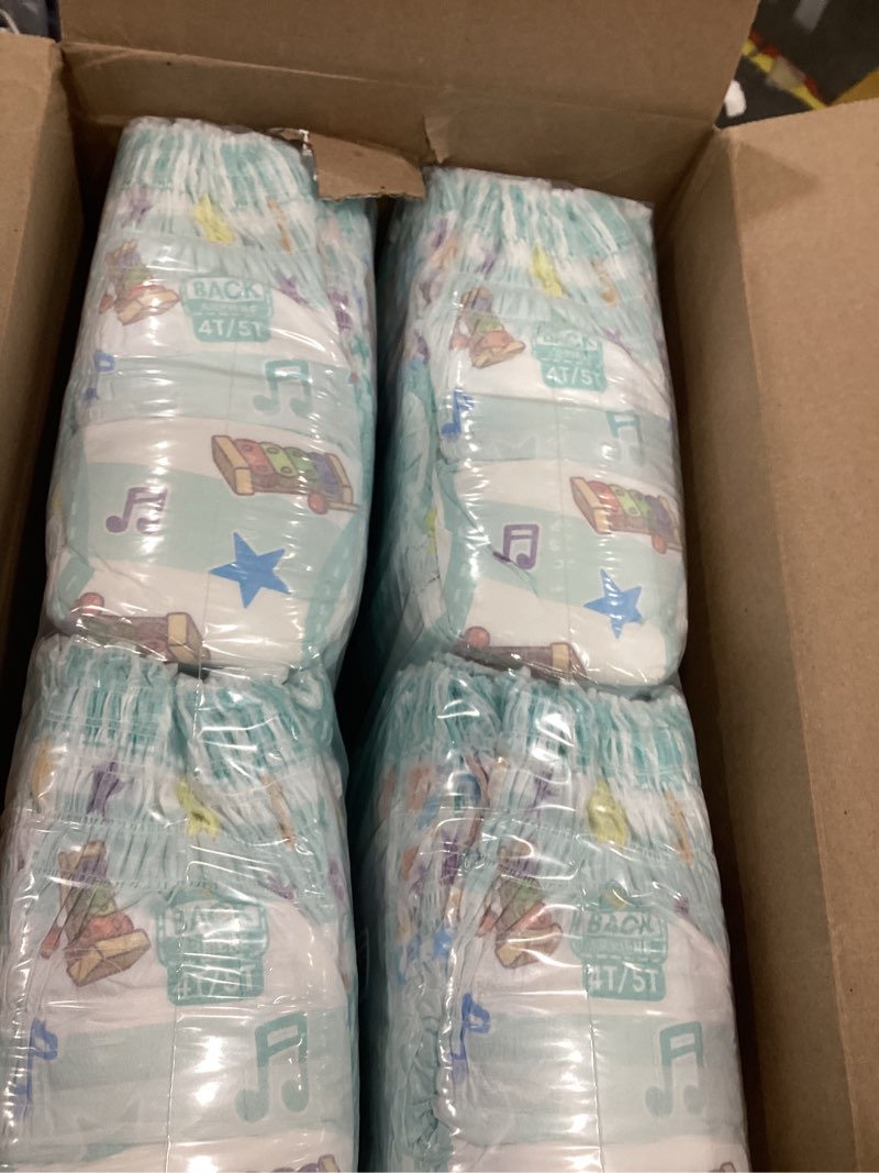 Condition photo showing As Is for Pampers Training Pants - Easy Ups Boys & Girls Bluey - Size 4T-5T, 104 Count, Children's Potty Underwear (Packaging May Vary) 4T-5T 104