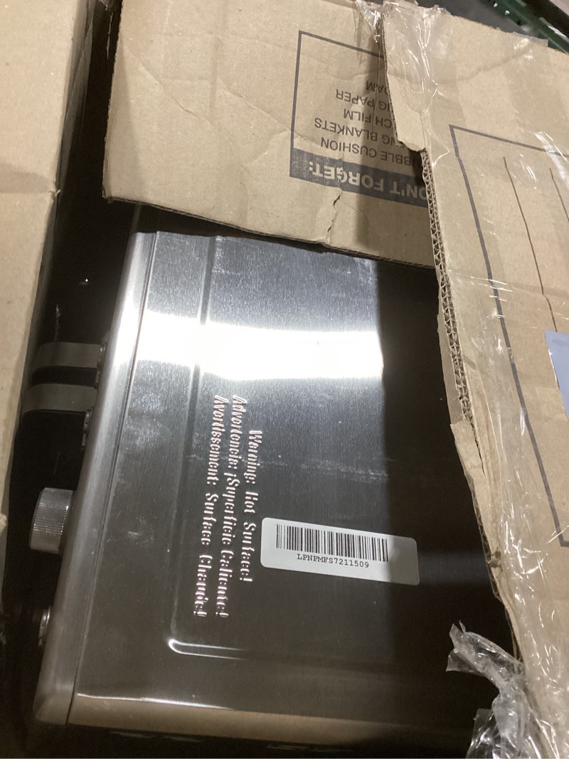 Condition photo showing Good Condition for Midea Flexify French Door Toaster Oven Air Fryer Combo, 26.4 QT, Extra Large Air Fryer Countertop Oven 10-in-1 Combo, 25% Faster Cooking and 90% Less Oil, Stainless Steel