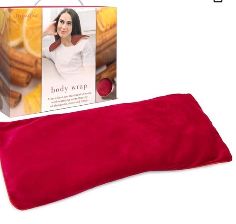 dreamtime luxe body wrap, herbal cinnamon scent