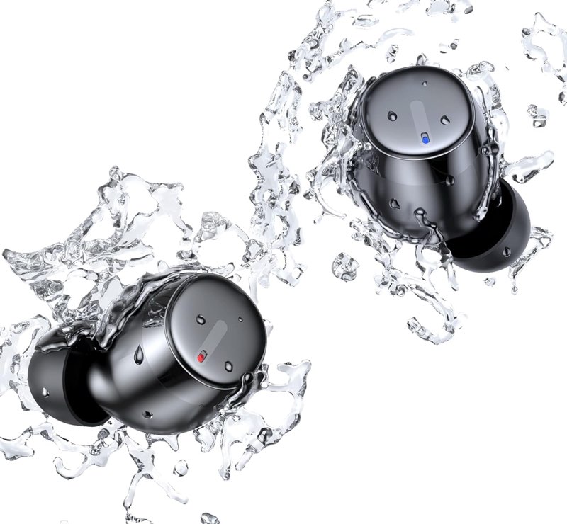 KITONE GUSGU True Wireless Earbuds Bluetooth Headphones, Premium Sound Quality, IPX7 Waterproof, Bluetooth Earbuds with Microphone for iPhone/Android/iPad/Laptop, Wireless Earphones