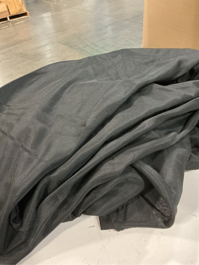 Condition photo showing As Is for pureegg plastic table cloth disposable inch table cloths, halloween party decorations, summerween decor, halloween tablecloths, rectangle, plastic cover, leakproof & sturdy, black black 54\" x 108\" rectangl(similar)