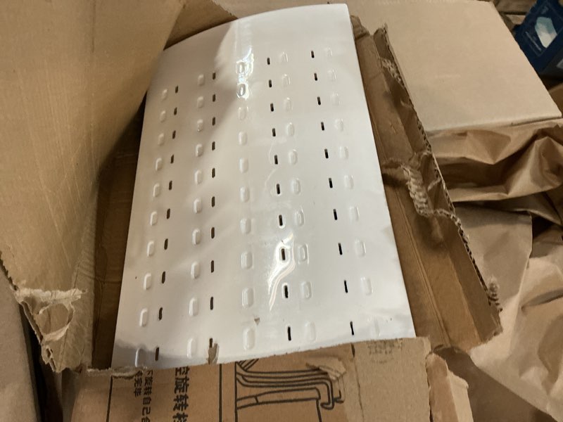 Condition photo showing As Is for 3 in 1 adjustable air conditioner deflector,universal retractable anti direct blowing retractable air conditioner shiel,anti blast baffle wind direction telescopic registers
