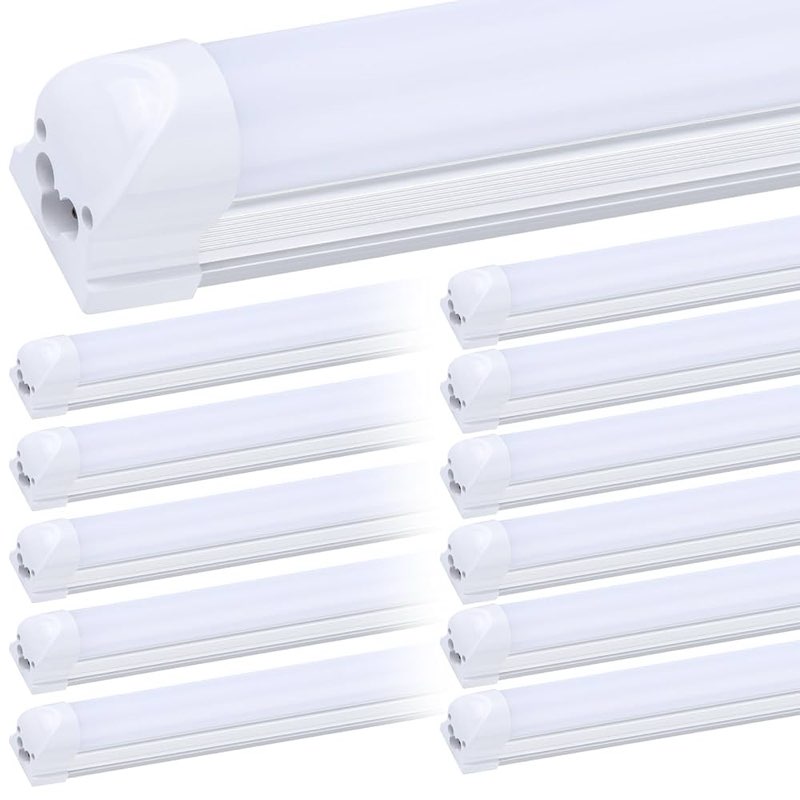 12  pack 8ft led shop ligth garage 