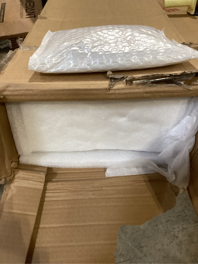 Condition photo showing As Is for NeatiEase Wood Panels for Wall, 4-Piece 96" x 12.6" Soundproof Wood Slat Wall Panel for Interior Wall Decor Noise Cancelling, Acoustic Wall Panels, Sound Absorbing Panel (Teak)