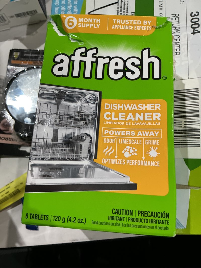 Condition photo showing Good Condition for affresh 6-pack 4.2-oz dishwasher cleaner tablets