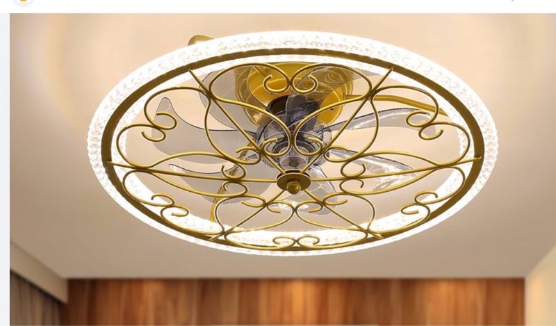 lifeholder Low Profile Ceiling Fan with Lights Remote