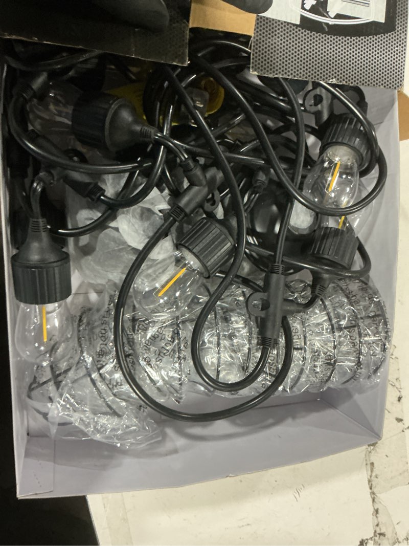 Condition photo showing Good Condition for auto drive 120 volts 10 count warm white led retro metal outdoor rv string light