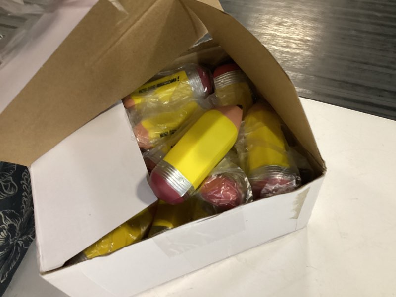 Condition photo showing Good Condition for jenaai 25 pcs motivational pencil stress balls for teacher you are awesome squeeze balls funny mini stress relief toy for teacher coworkers employee prizes reward