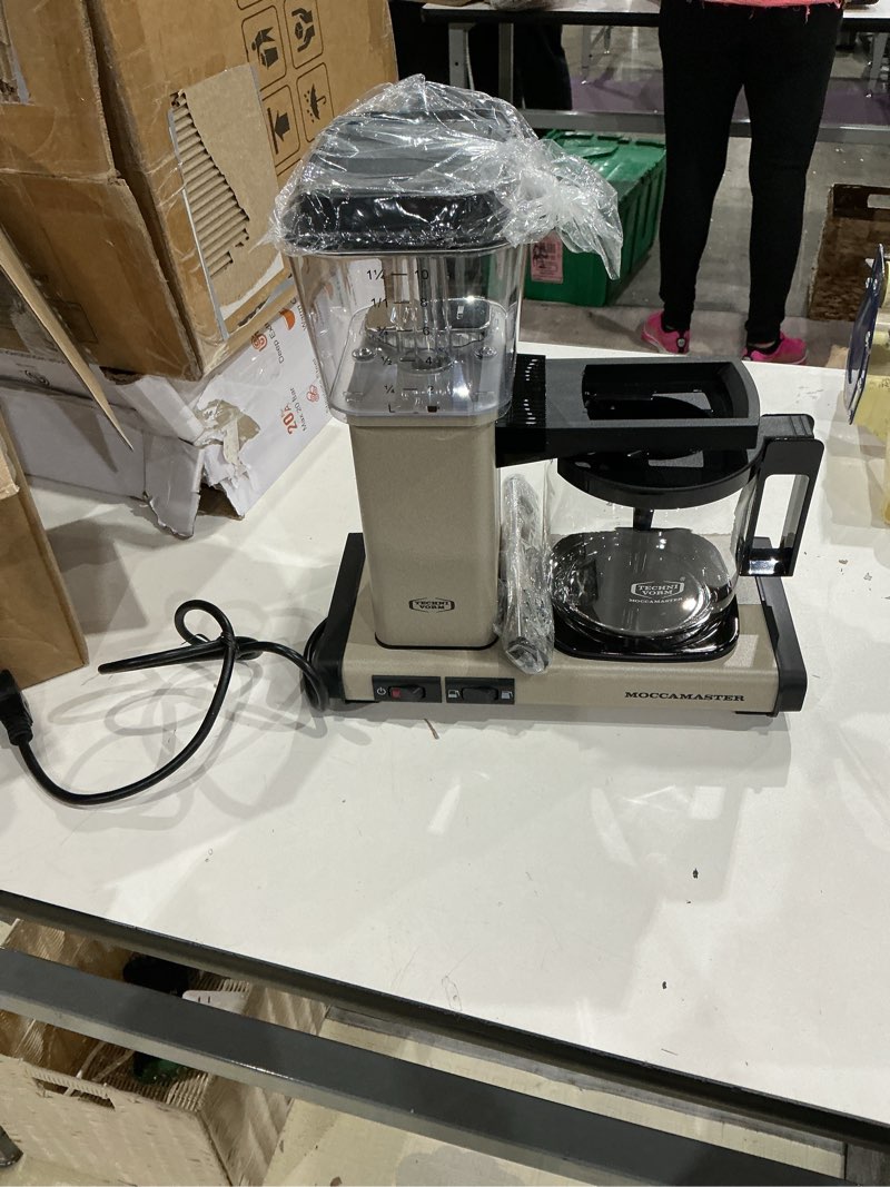 technivorm moccamaster 53633 kbgv select 10-cup coffee maker,sandstone, 40 ounce, 1.25l 10-cup sandstone