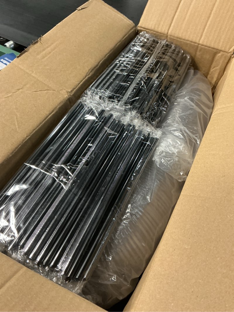 Condition photo showing New/Like New for wuhuixoz [200 sets - 12oz plastic cups with lids and straws, disposable cups for iced coffee, smoothie, milkshake, cold drinks - clear 200 set 12oz cups with lids and straws