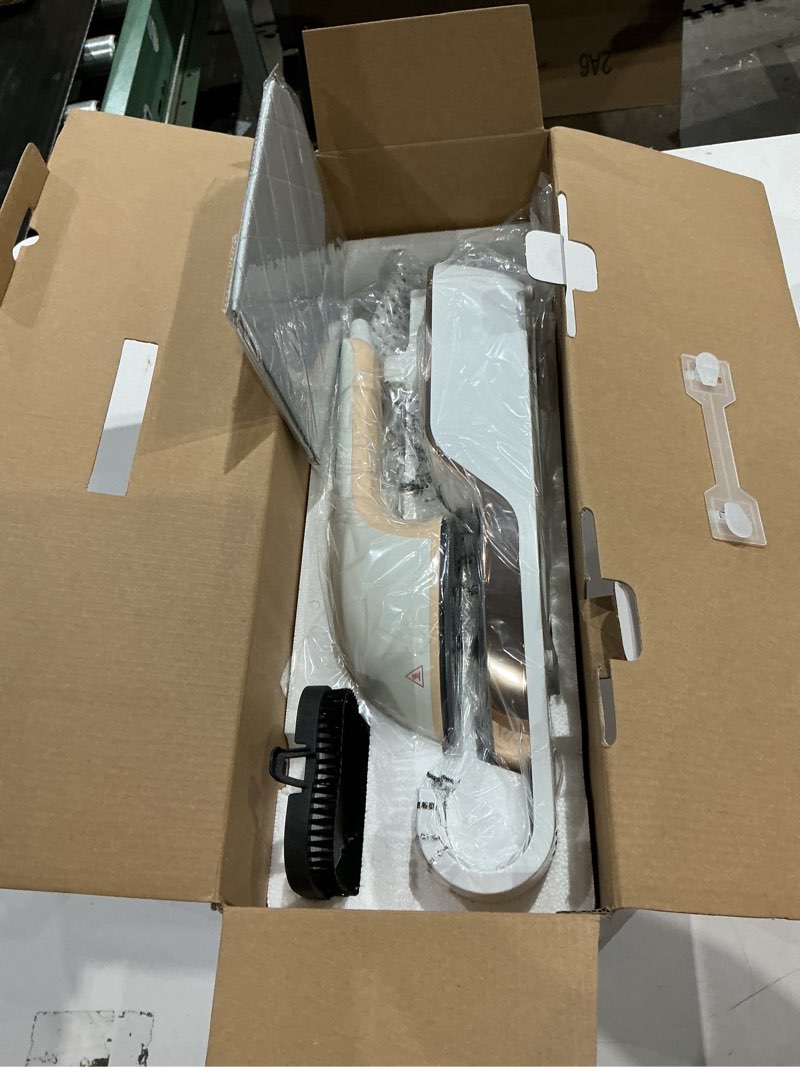 Condition photo showing Good Condition for zokez garment steamer for clothes, 1500 watt - heats in 30 seconds - detachable 330ml water tank, 2-in-1 clothes steamer & steam iron, fabric wrinkles remover, no water leak and auto-off