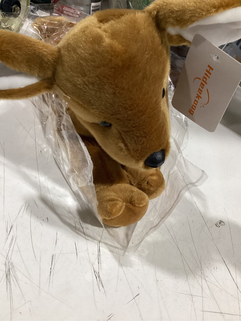 Condition photo showing Good Condition for deer stuffed animal for kids,12 inch realistic animal plush toy lying down posture animals,plush for boys girls adult birthday hug teaching(l-deer) deer02 large