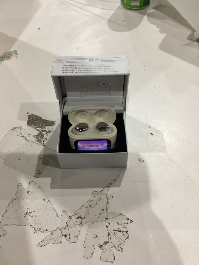 sleep earbuds, bluetooth 5.4 in ear smart touch screen earbuds, 48h sleep headphones small design for side sleepers, crystal-clear calls ear buds, 5 eq modes, ipx7 waterproof earphones bee white