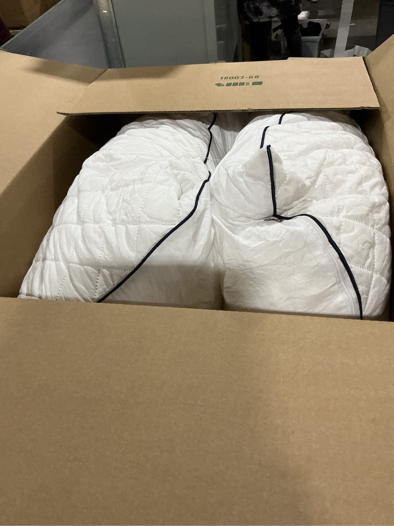 Condition photo showing Good Condition for Body Pillow, Memory Foam Body Pillows for Adults Sleeping, Long Pillow for Bed, Big Large Firm Full Body Pillow for Side Sleeper, 20x54 Inch, White