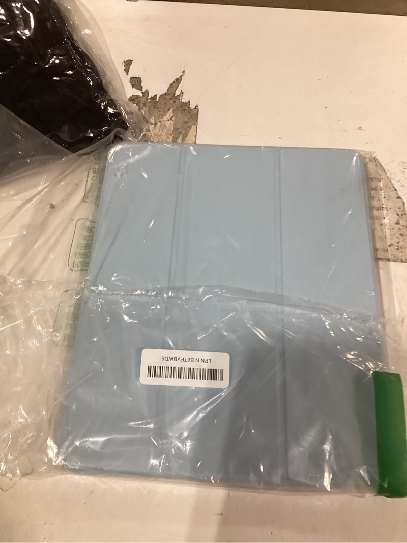 Condition photo showing New/Like New for akkerds compatible for ipad air 13 inch case (m3/m2) 2025/2024 with pencil holder, trifold stand protective cover/soft tpu back for ipad air 13 case, supports touch id, auto wake/sleep, sky blue skyblue