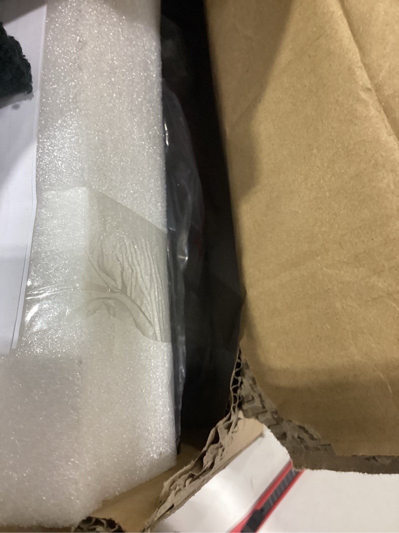 Condition photo showing New/Like New for Outdoor Wall Sconce, Outside Porch Light Fixtures, Wall Mount Anti-Rust Exterior Wall Lights in Wood Grain Finish & Black Finish with Water Ripple Glass for Garage Doorway Entryway Water Glass+Black 1 Pack-No Sensor