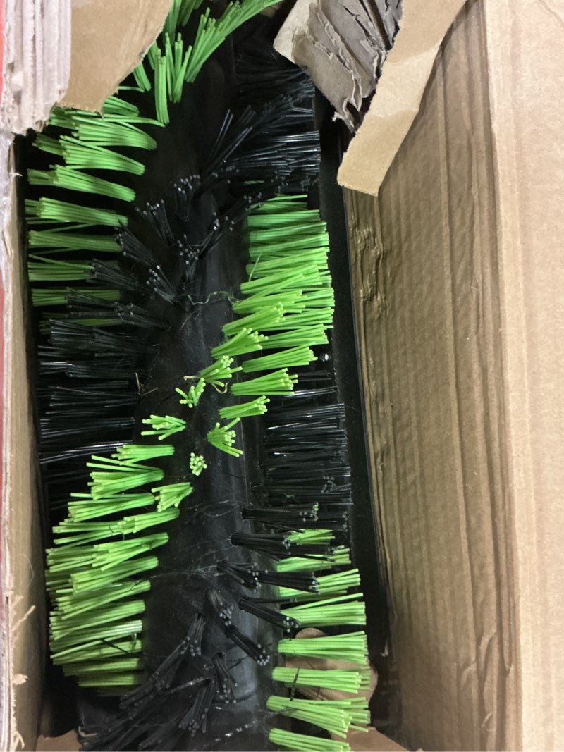 Condition photo showing As Is for greensweep reviver | artificial grass electric power brush, mains-powered turf cleaner, lightweight compact design, restores flattened turf & removes dirt