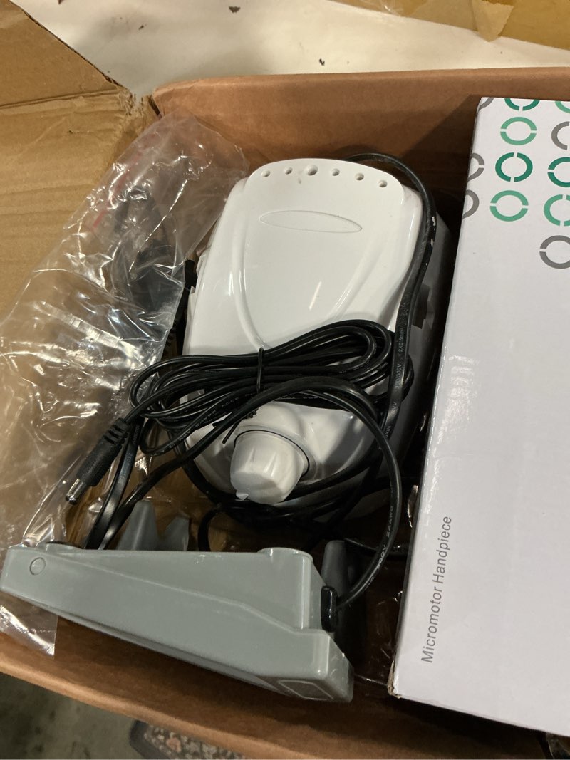 Condition photo showing As Is for ymiko electric nail drill machine professional 35000rpm speed adjustable nail file (us plug 110v)