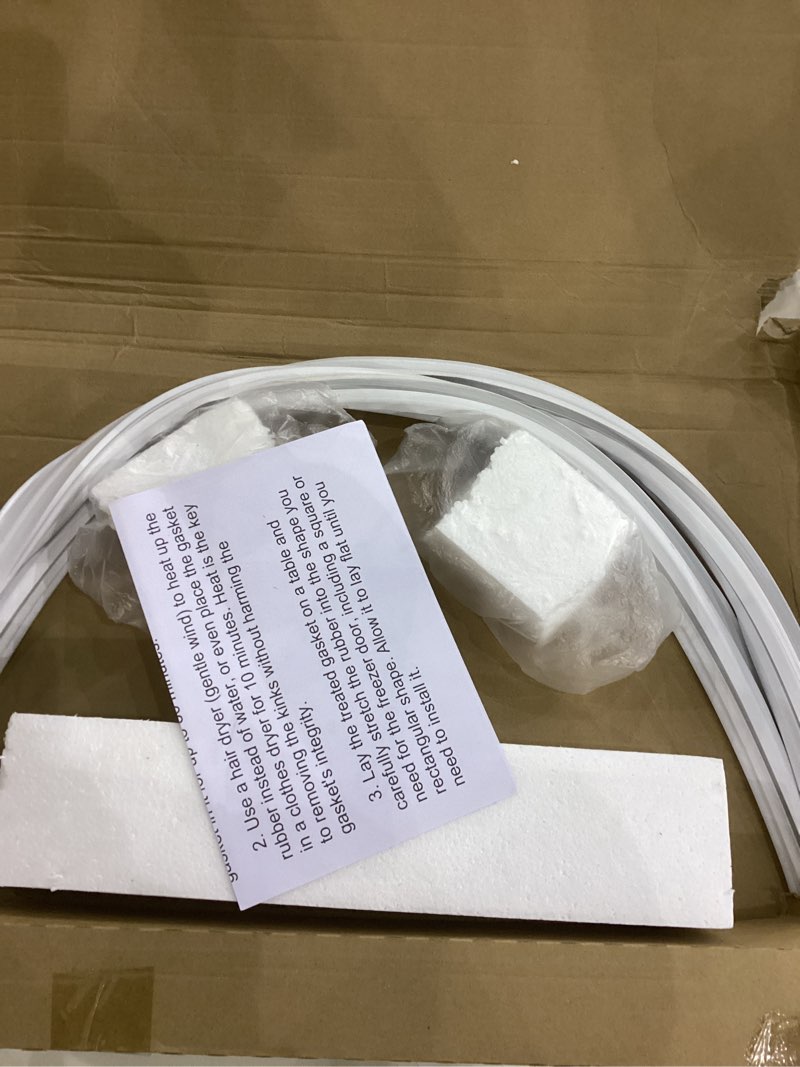 Condition photo showing New/Like New for W10443321 34.85"x 21.26" Cosamatcozon Upgraded Refrigerator Freezer Door Gasket (White) - Compatible with Some Amana, Jenn Air, Kenmore, Kitchen Aid, Maytag and Whirlpool Refrigerators