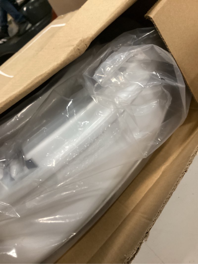Condition photo showing Good Condition for raised toilet seat with lid for elderly, 4" high toilet seat for elongated or standard commode, raised toilet seat for seniors, handicap toilet seat riser with cover