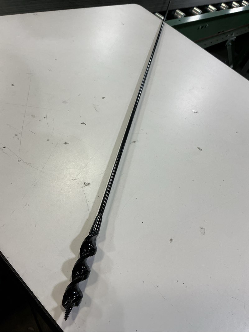 Condition photo showing Good Condition for Flexible Drill Bit for Wire Pulling with Guide Ball Kit,3/4 in. x (4.5 FT) 54 in. Long Flex Drill Bits for Wood,Auger Head Installer Drill Bit, Fish Bit for Pulling Wires in Walls 3/4 In. 54 in. (4.5 FT)