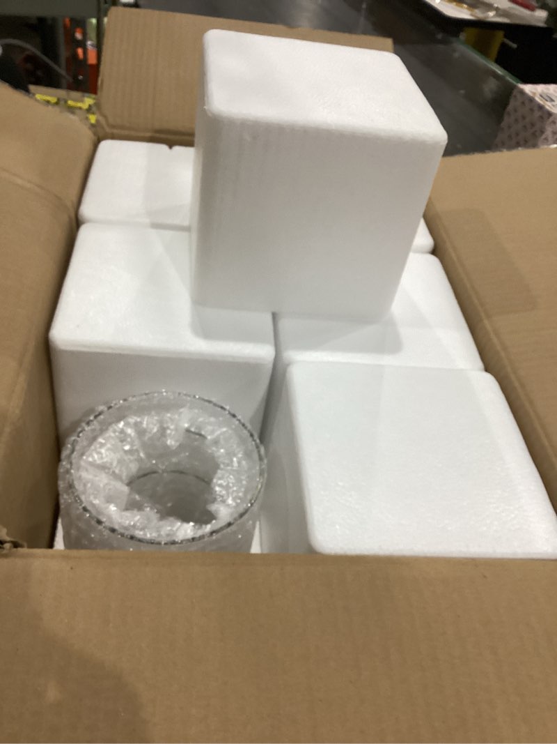 Condition photo showing Good Condition for PHOSPHOR Hurricand Candle Holder 18 PCS, Glass Pillar Candle Holder, Clear Glass Cylinder Candleholder Glass Cylinder Vase for Centerpieces Wedding Party Decoration Clear 18pcs
