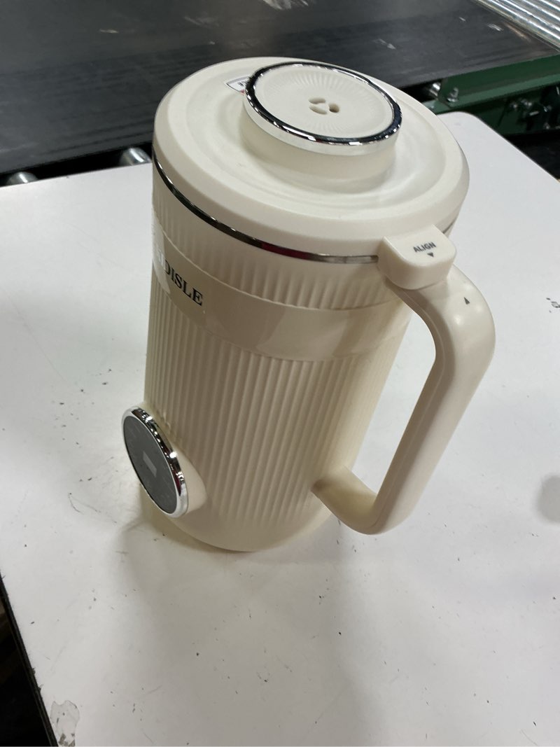 Condition photo showing As Is for vevor 8-in-1 nut milk maker, 41 oz soy milk maker machine with 10 blades, for homemade oat, nut, soy, juice, milkshake, rice cereal, plant-based beverages with self-cleaning, boil water, 12-hour delay 41oz