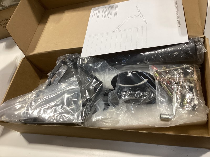 Condition photo showing Good Condition for gen 3 mount for starlink, adjustable wall /roof mounting kit compatible with v3 starlink standard dish?include aluminum gen 3 pipe adapter?