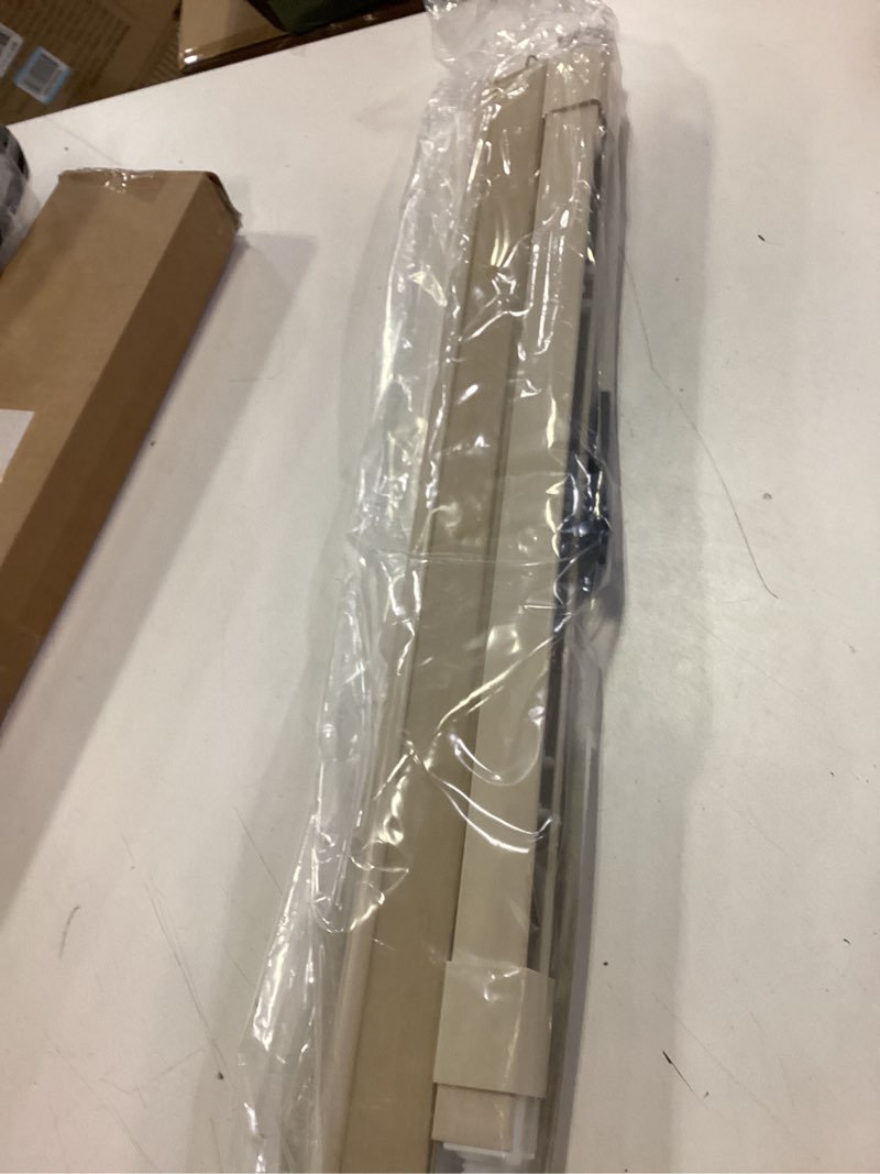 Condition photo showing Good Condition for Cordless Light Filtering Mini Blind - 27 Inch Width, 64 Inch Length, 1" Slat Size - Pearl White - Cordless GII Morningstar Horizontal Windows Blinds for Interior by Achim Home Decor 27"W x 64"H Pearl White