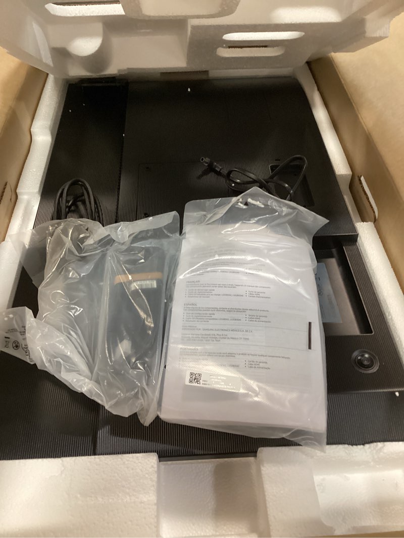 Condition photo showing Good Condition for SAMSUNG 32-Inch Flat Computer Monitor, 75Hz, Borderless Display, AMD FreeSync, Game Mode, Advanced Eye Care, HDMI and DisplayPort, LS32B304NWNXGO, 2024