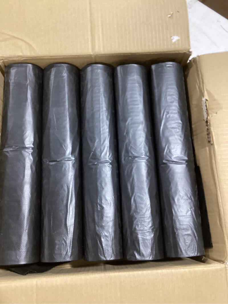 Condition photo showing Good Condition for Delmon Trash Bags - 150 Bags / 10 Rolls Carton - 70 Gallons - Thick and Heavy Duty Trash Bag for Commercial, Home & Kitchen Use,Fits Toter Curbside Bins - W 43”, L 48”, Thickness 0.87MIL