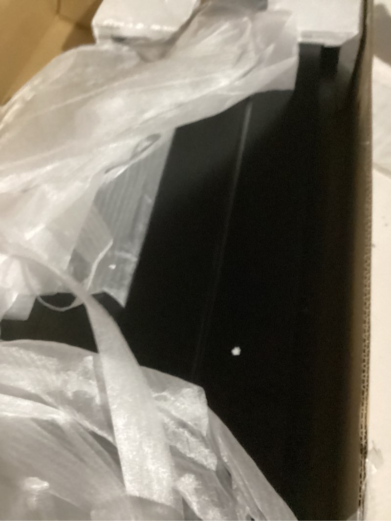 Condition photo showing Good Condition for Plank+Beam Solid Wood Console Table, 36 Inch, Sofa Table, Narrow Entryway Table for Hallway, Behind The Couch, Living Room, Foyer, Easy Assembly, Black 36" Console Table Black