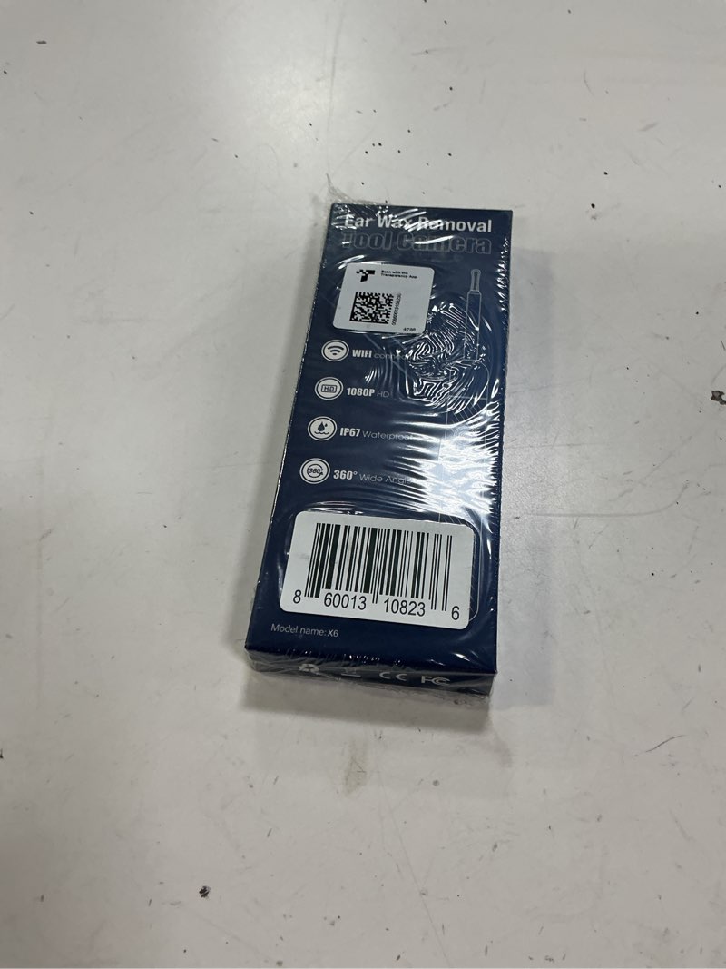 Condition photo showing New/Like New for Loyker Ear Wax Removal, Ear Cleaner with Camera with 1080P, Otoscope with Light, Ear Wax Removal Kit with 6 Ear Pick, Ear Camera for iPhone, iPad, Android Phones (Blue)