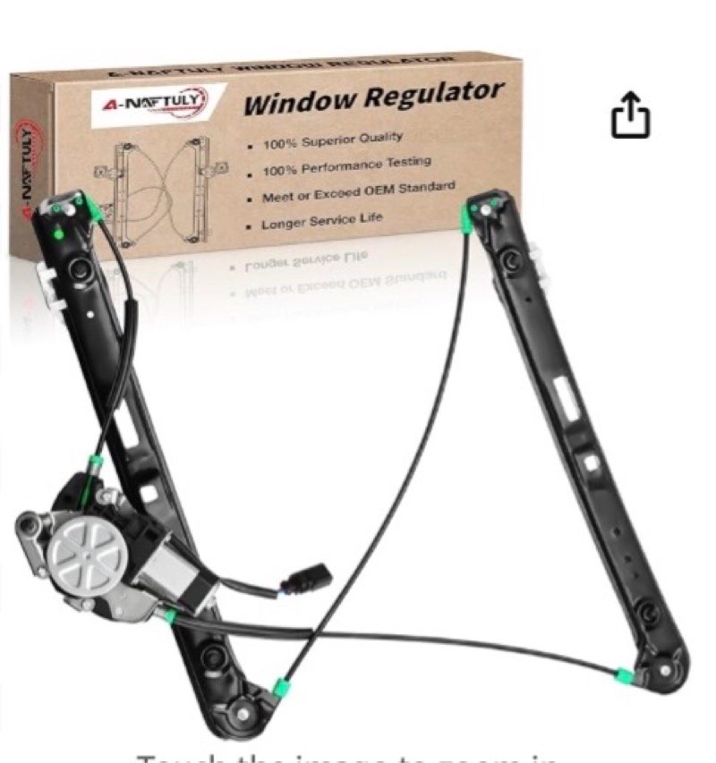 power window regulator with motor assembly front driver side compatible