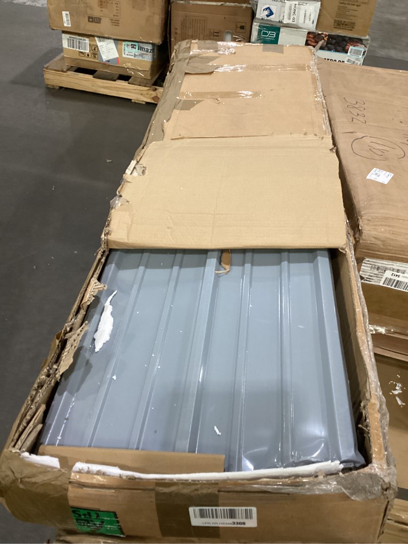 NeatiEase 20 Pcs Metal Roofing Panels, 5.1 Feet Corrugated Galvanized Roofing Panels Metal Siding Pa