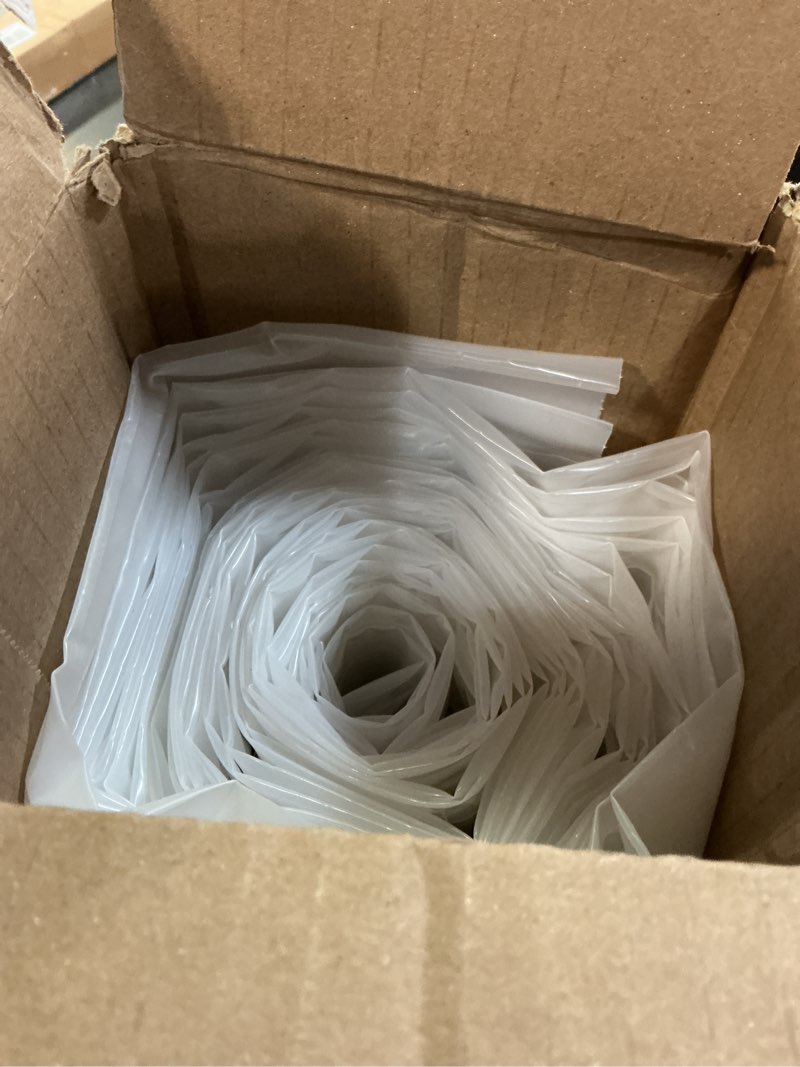 Condition photo showing Good Condition for aluf plastics 6 mil thick extra strong heavy duty clear all purpose vapor and moisture barrier sheet tarp/drop cloth - 10' x 25' - for painting, furniture, carpet, contractor, & construction 10ft x 25ft sheeting, 6 mil, 1 count clear