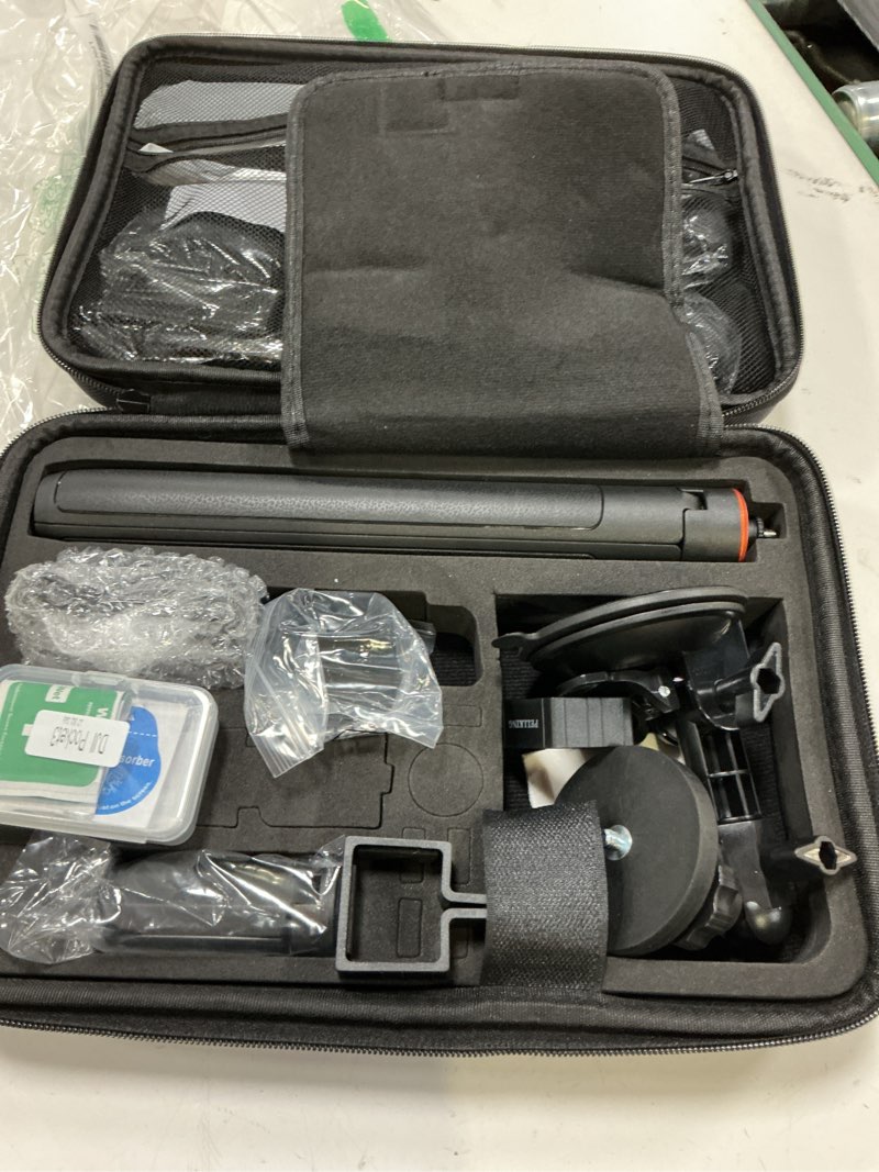 Condition photo showing Good Condition for pellking accessories kit for osmo pocket 3/4/xtra muse,included carrying case with belt,135cm selfie stick tripod,suction cup,magnetic mount,4 pcs body strap mount,silicone base,mini tripod and others