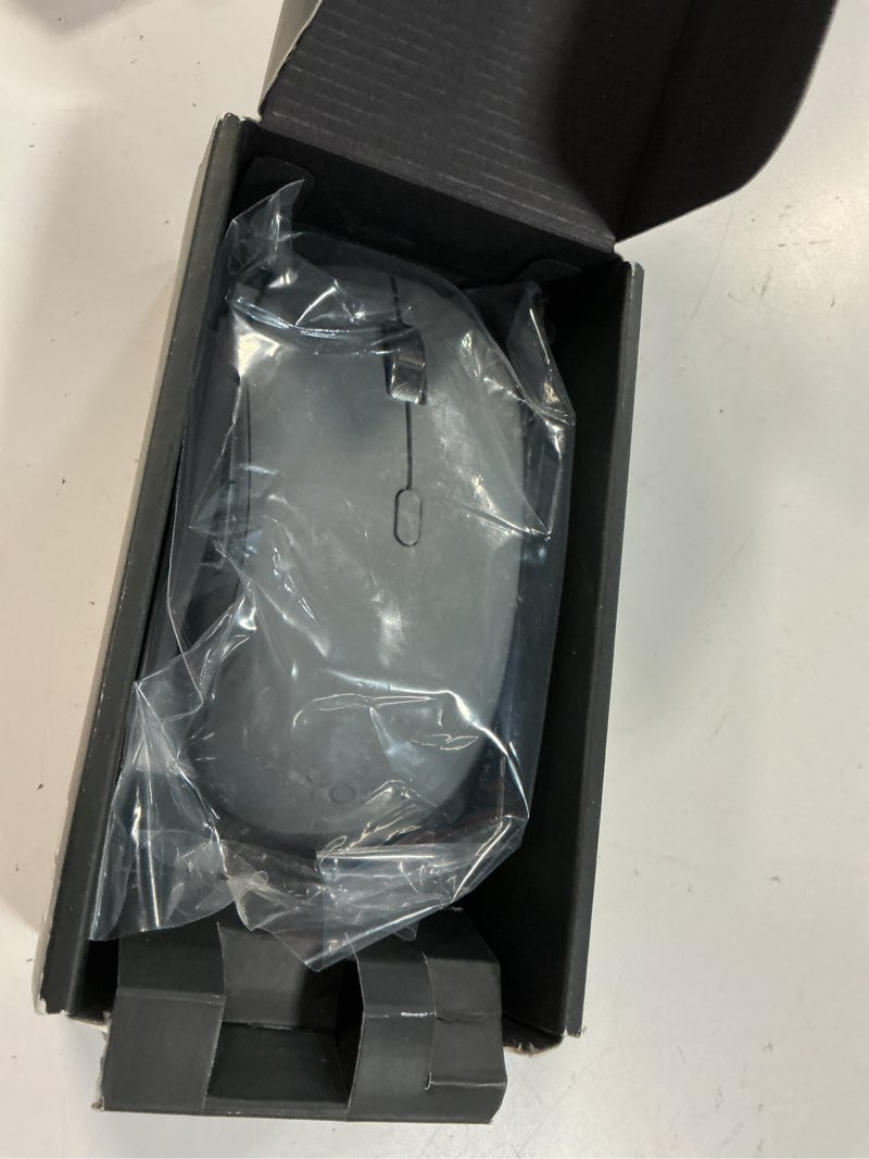 Condition photo showing New/Like New for lenovo yoga bluetooth silent mouse, 3 level dpi adjustment, 36 month battery life, bluetooth 5.3, 3 device paring, whisper quiet, programmable buttons, smooth finish, luna grey