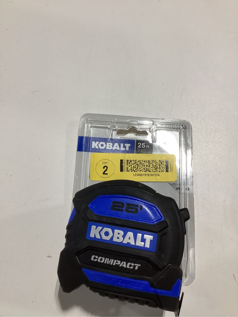 Condition photo showing Good Condition for kobalt compact 25-ft tape measure