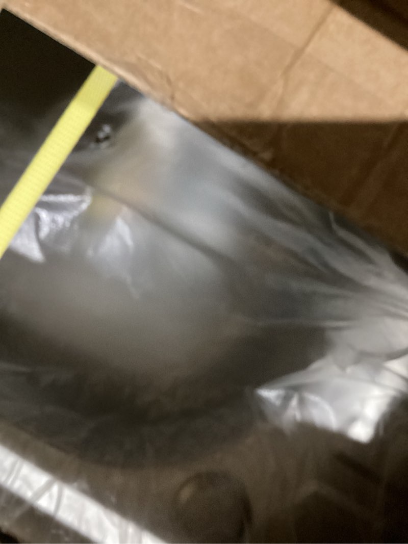 Condition photo showing Good Condition for Free Standing Utility Sink, Outdoor Stainless Steel Laundry Tub, Portable Single Bowl Washing Hand Basin Station with Workbench, Fish Cleaning Table &Storage Shelves for Garage, Kitchen,Camping 29.5*15.7*31.4in