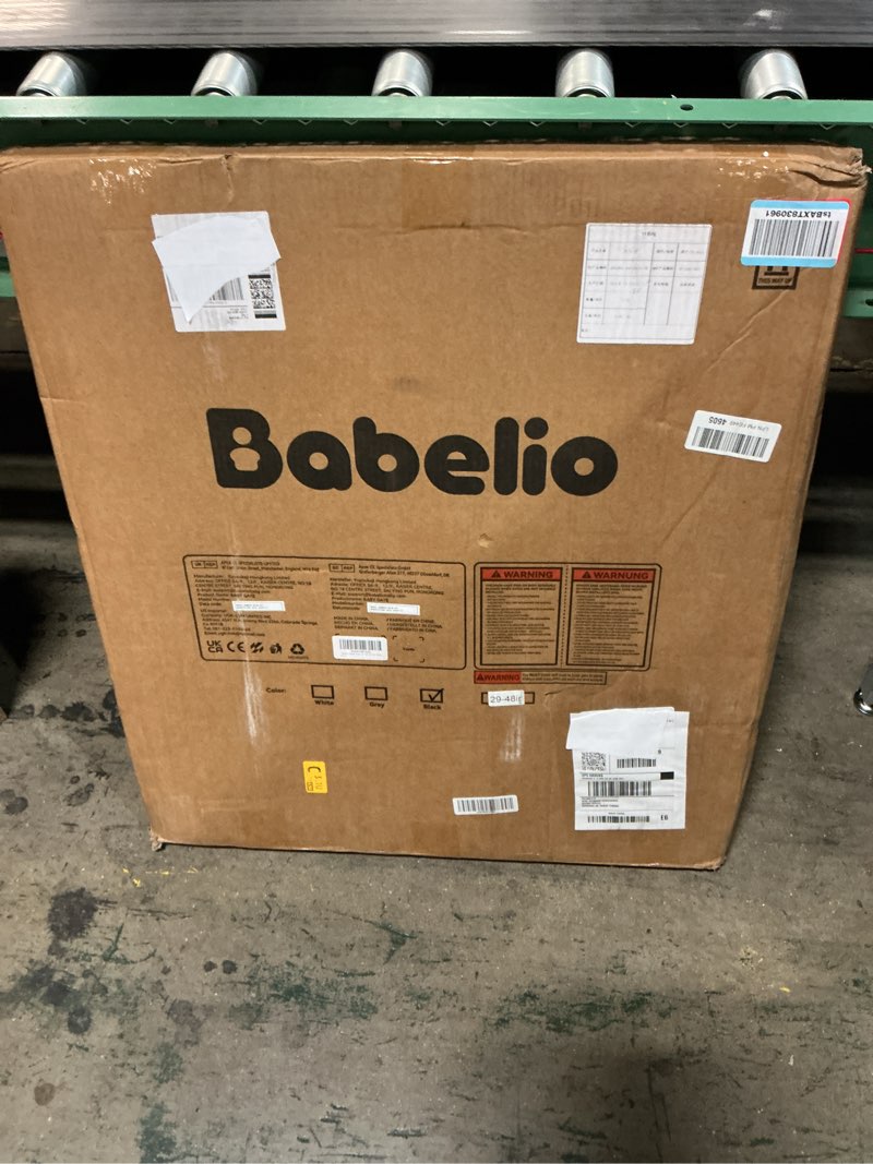 Condition photo showing Good Condition for babelio metal auto close baby gate pressguard p7, 29-48" wide 30" tall extra wide pet gate for the house and doorways, pressure mounted walk thru child gate with door, black black 30"tall 29"-48" wide